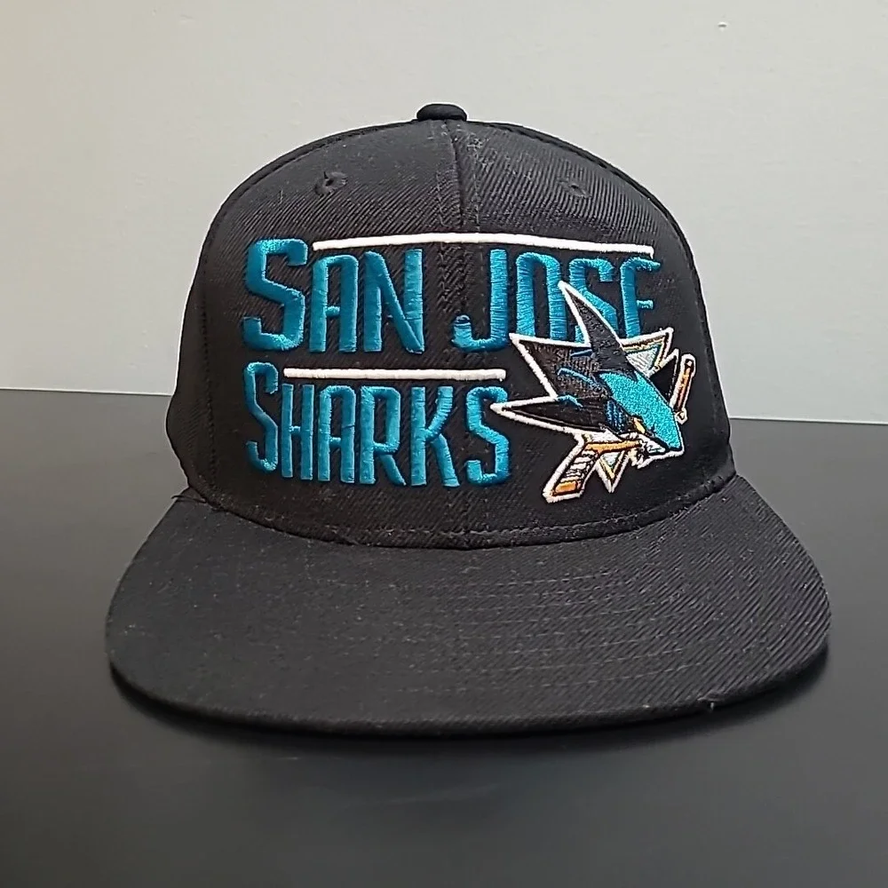 2016 Reebok San Jose‎ Sharks Snapback Hat RARE Officially Licensed